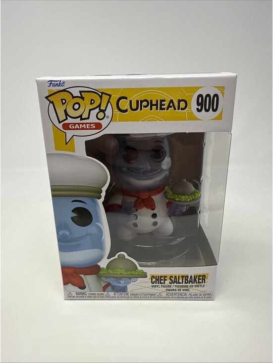 Funko Other - Cuphead Chef Saltbaker Figure Vinyl Funko Pop #900 Collectible Video Game Toy